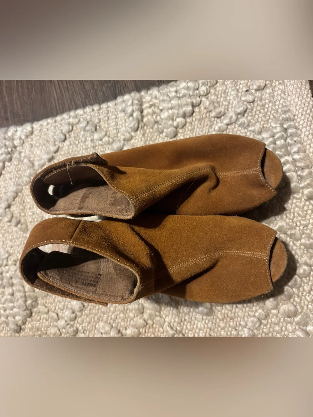 Chocolat Blu suede platforms